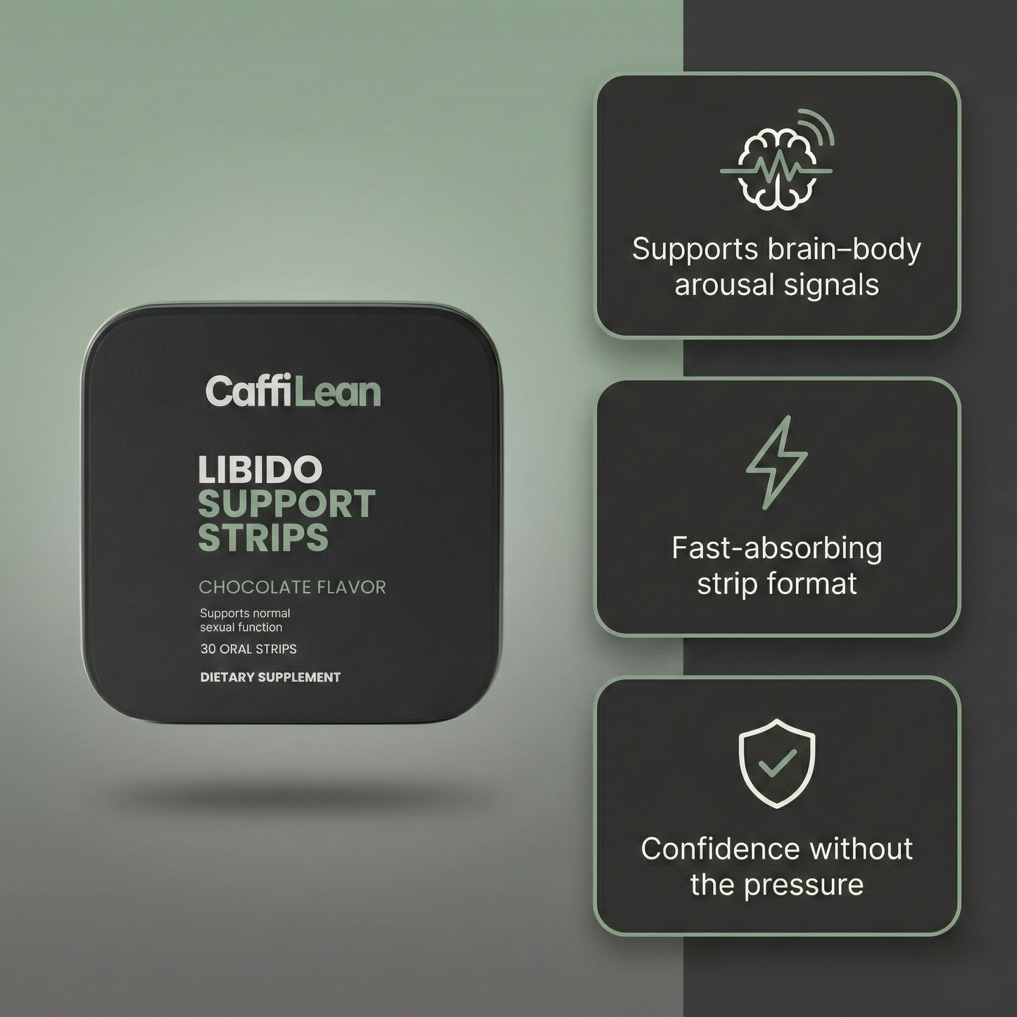 CaffiLean Libido Support Strips
